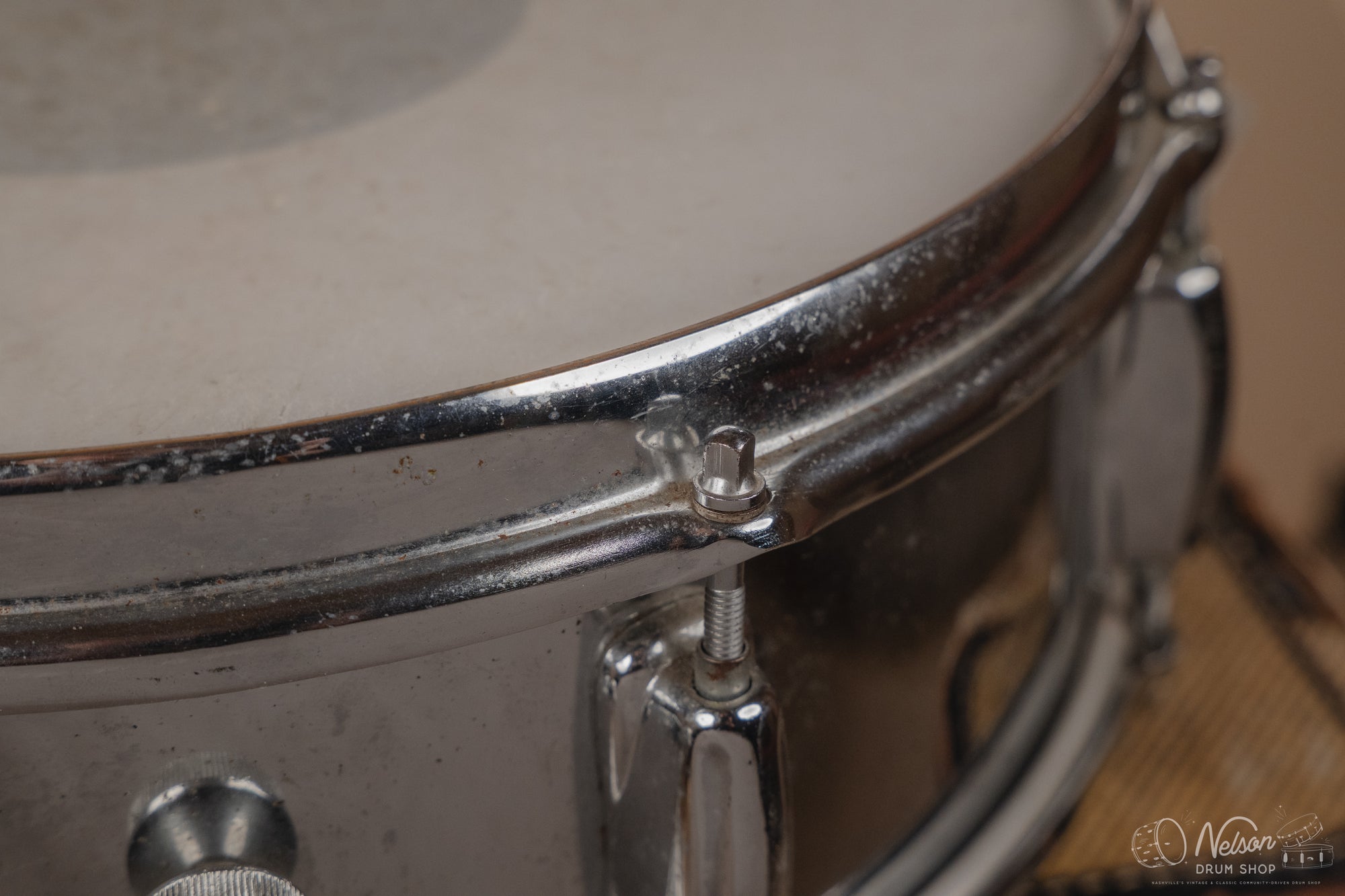 1970's Slingerland 'Festival Model' Chrome Over Steel - 5x14