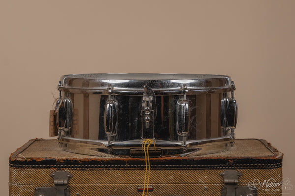 1970's Slingerland 'Festival Model' Chrome Over Steel - 5x14