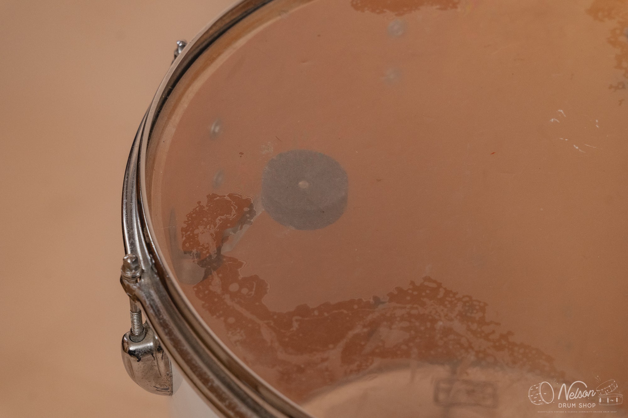 1970's Slingerland 'Gene Krupa' No. 1 N 5 ply in White Gloss - 14x22, 9x13, 16x16