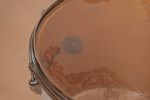 1970's Slingerland 'Gene Krupa' No. 1 N 5 ply in White Gloss - 14x22, 9x13, 16x16