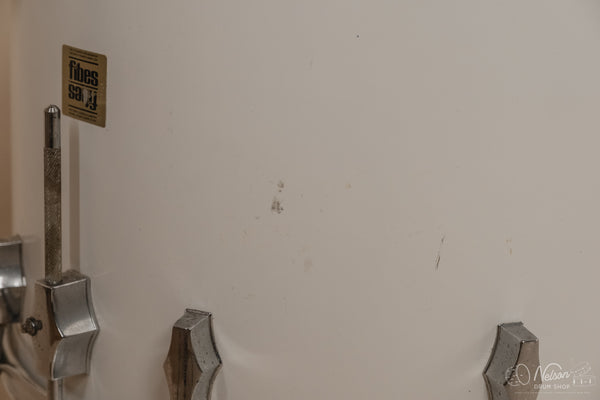 1970s Fibes Fiberglass in White - 14x22, 16x18, 9x13