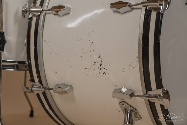 1970s Fibes Fiberglass in White - 14x22, 16x18, 9x13