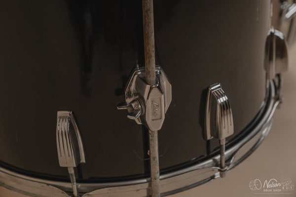 1972 Ludwig 'Big Beat' (3-ply) in Black Cortex - 14x22, 16x16, 9x13, 8x12