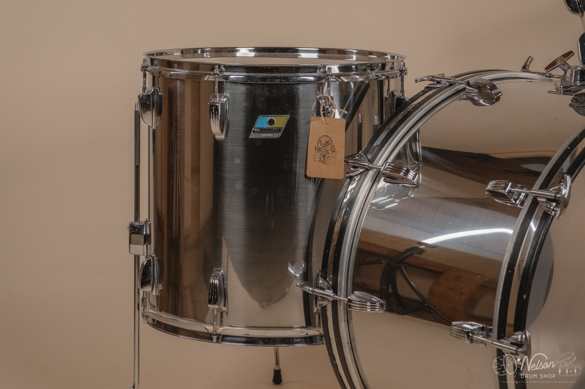 1970s Ludwig Stainless Steel 14x24, 9x13, 16x16