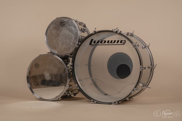 1970s Ludwig Stainless Steel 14x24, 9x13, 16x16