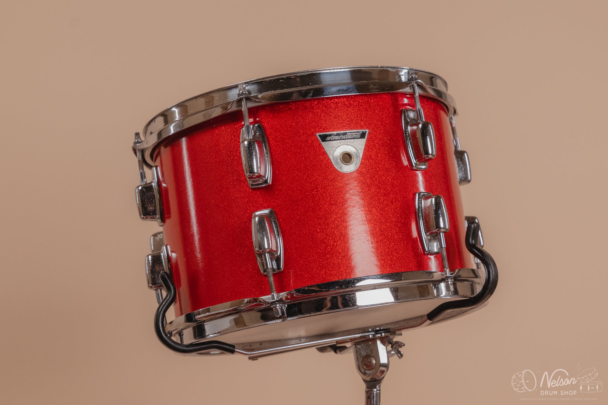 1970s Ludwig 'Standard' in Red Mist - 14x22, 16x16, 8x12