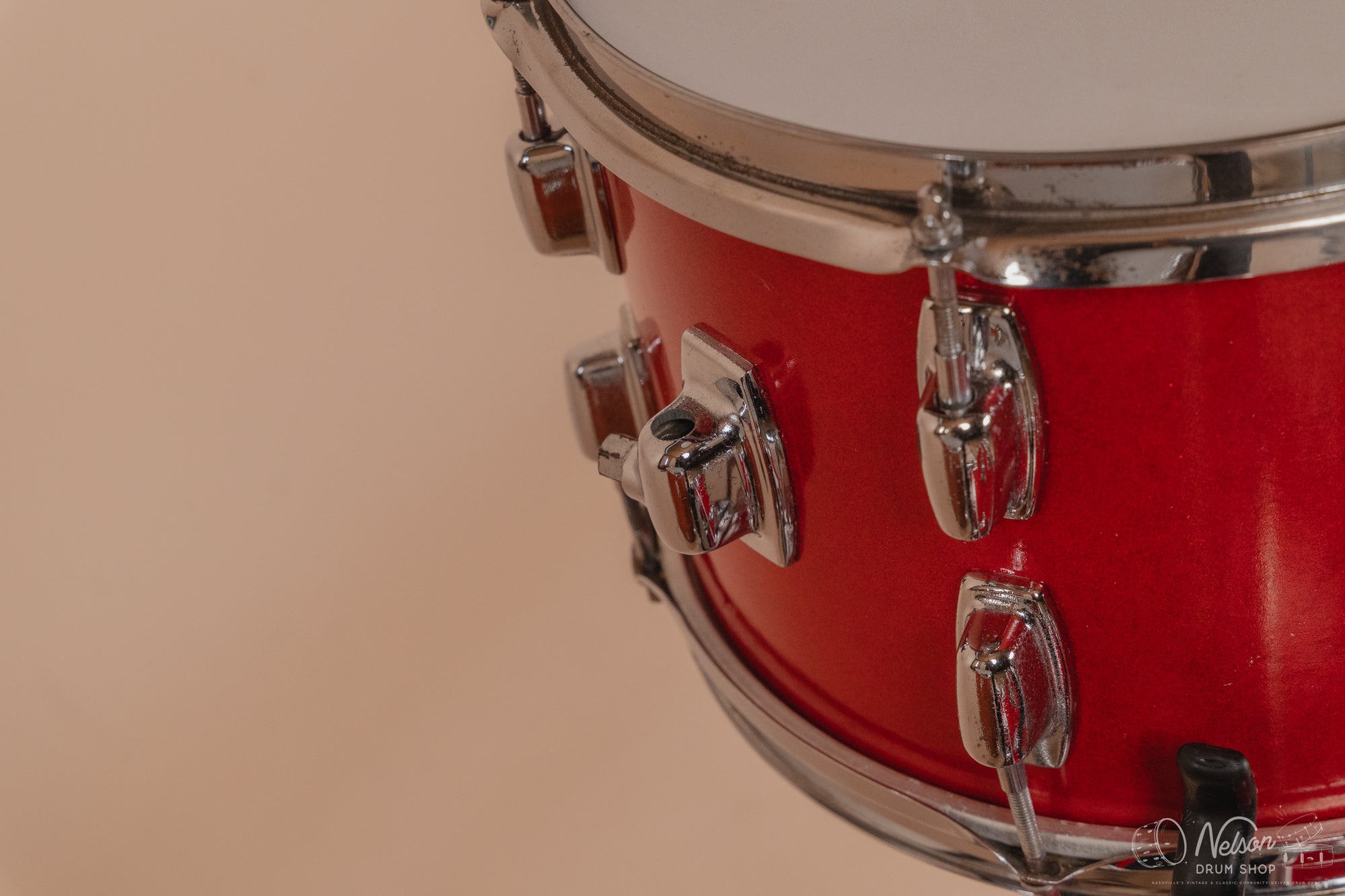 1970s Ludwig 'Standard' in Red Mist - 14x22, 16x16, 8x12