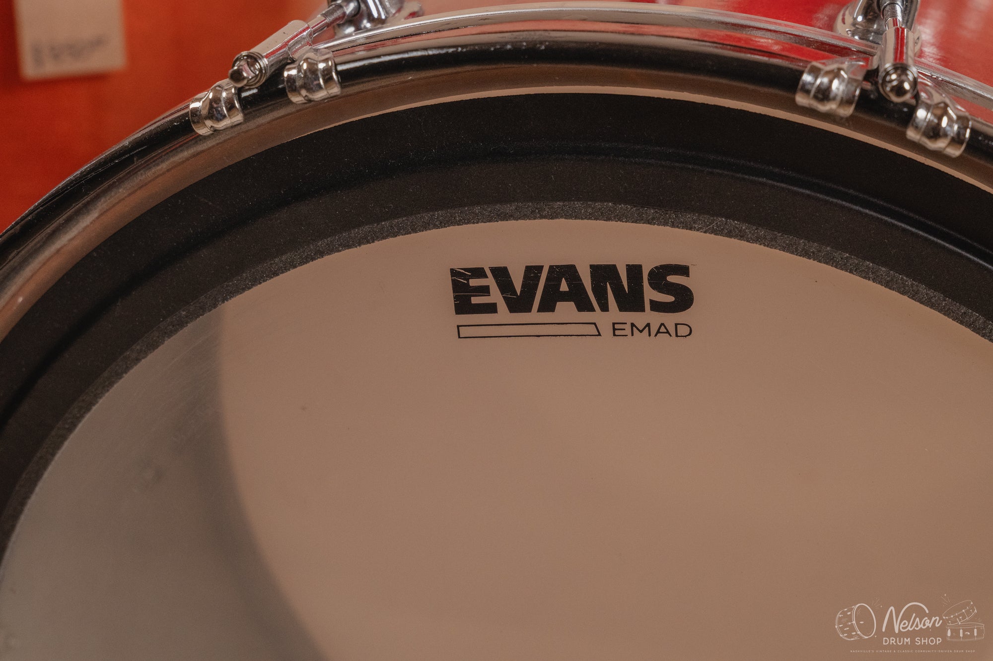 1970s Ludwig 'Standard' in Red Mist - 14x22, 16x16, 8x12