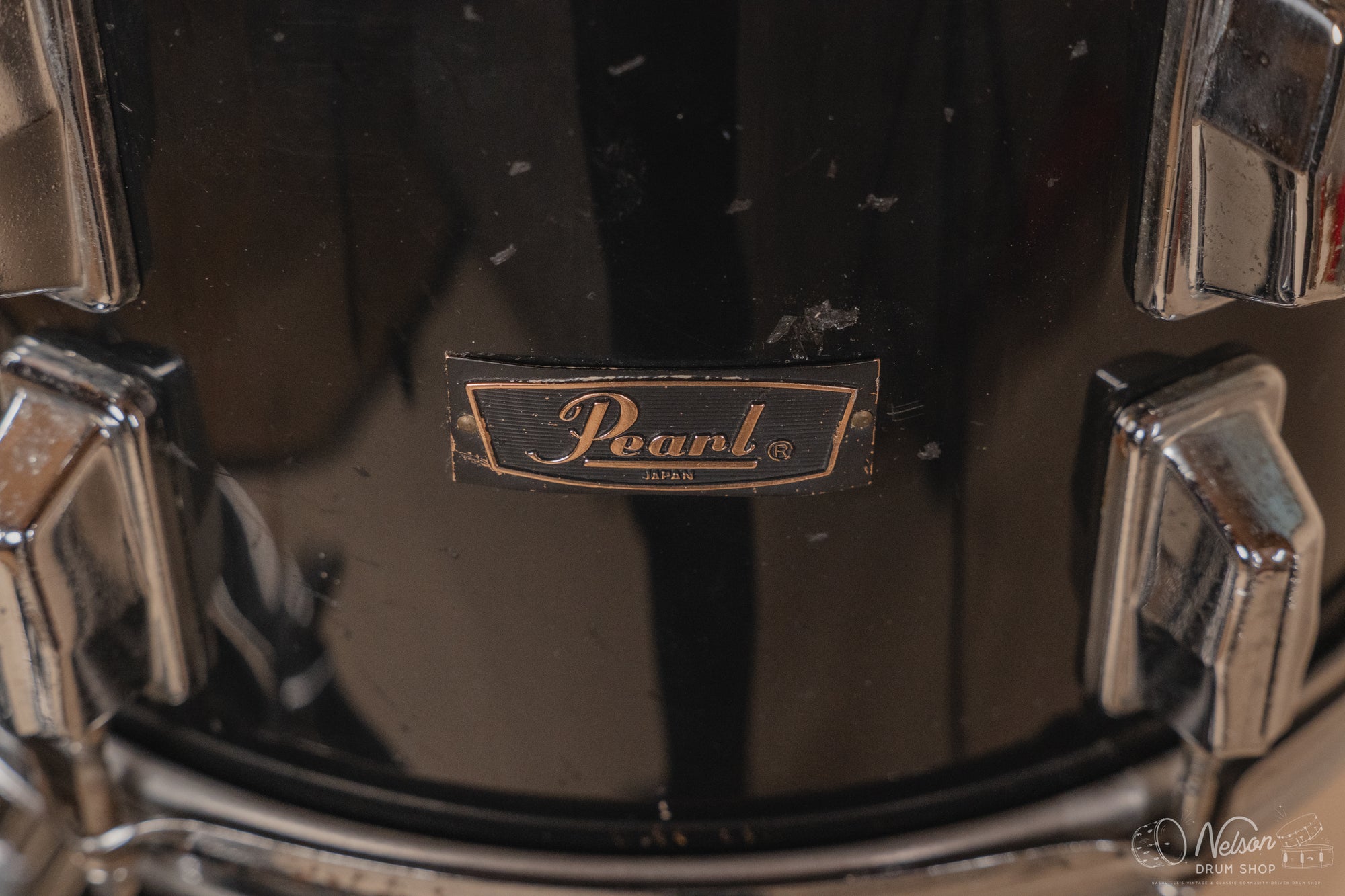 1970s Pearl Wood-Fiberglass in Black - 14x22, 16x16, 9x13, 8x12