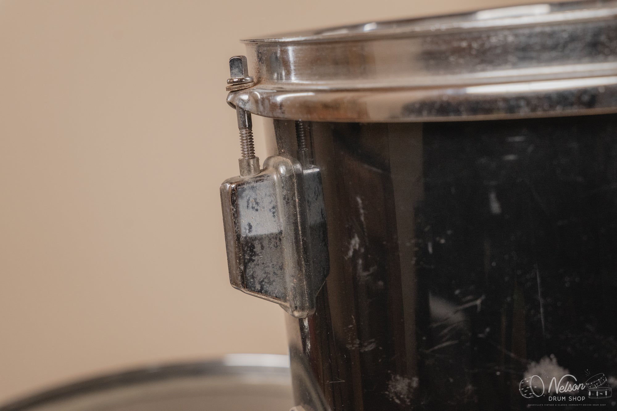 1970s Pearl Wood-Fiberglass in Black - 14x22, 16x16, 9x13, 8x12