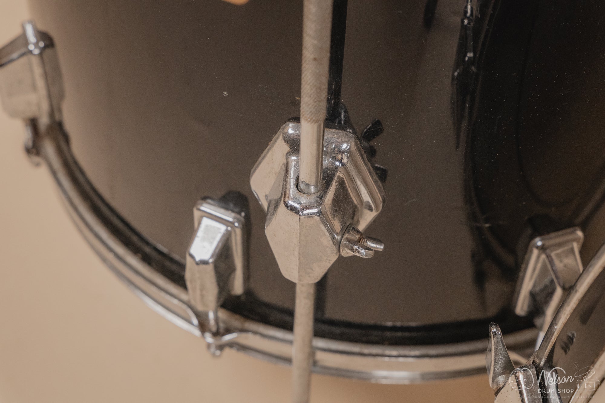 1970s Pearl Wood-Fiberglass in Black - 14x22, 16x16, 9x13, 8x12