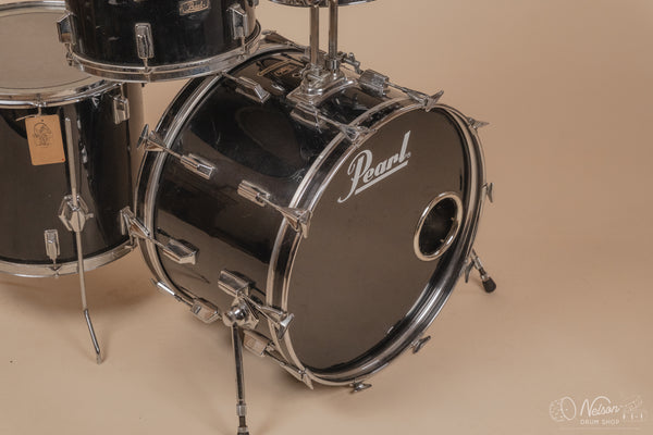 1970s Pearl Wood-Fiberglass in Black - 14x22, 16x16, 9x13, 8x12