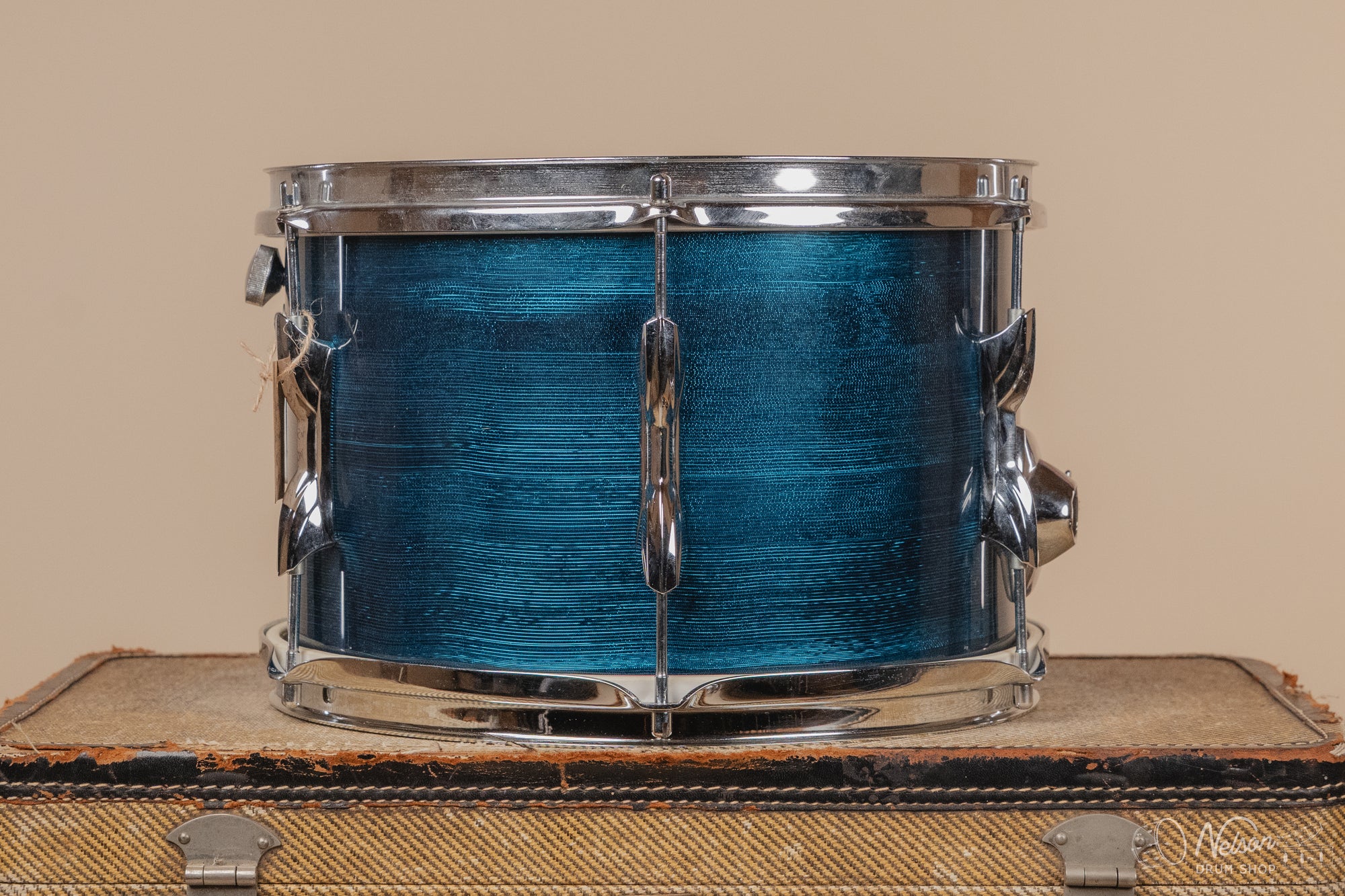 1970s Premier Tom in Blue Shimmer - 8x12"