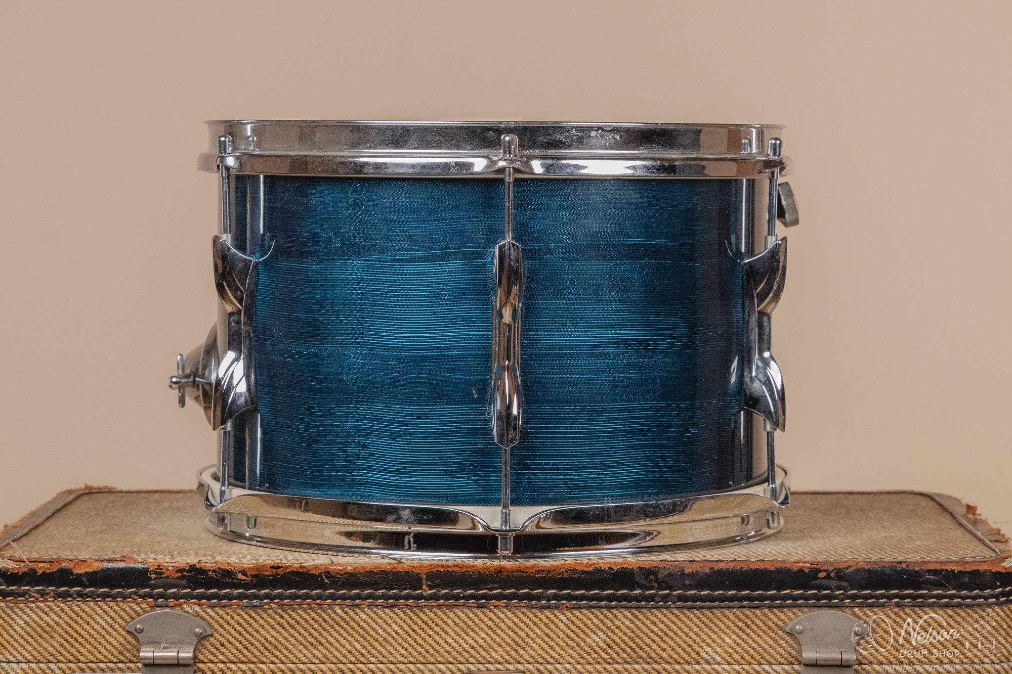 1970s Premier Tom in Blue Shimmer - 8x12"