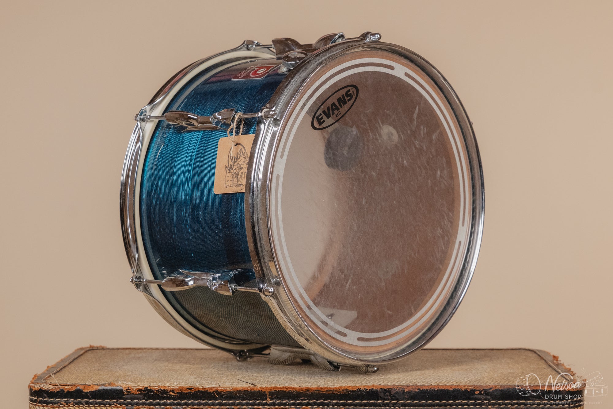 1970s Premier Tom in Blue Shimmer - 8x12"