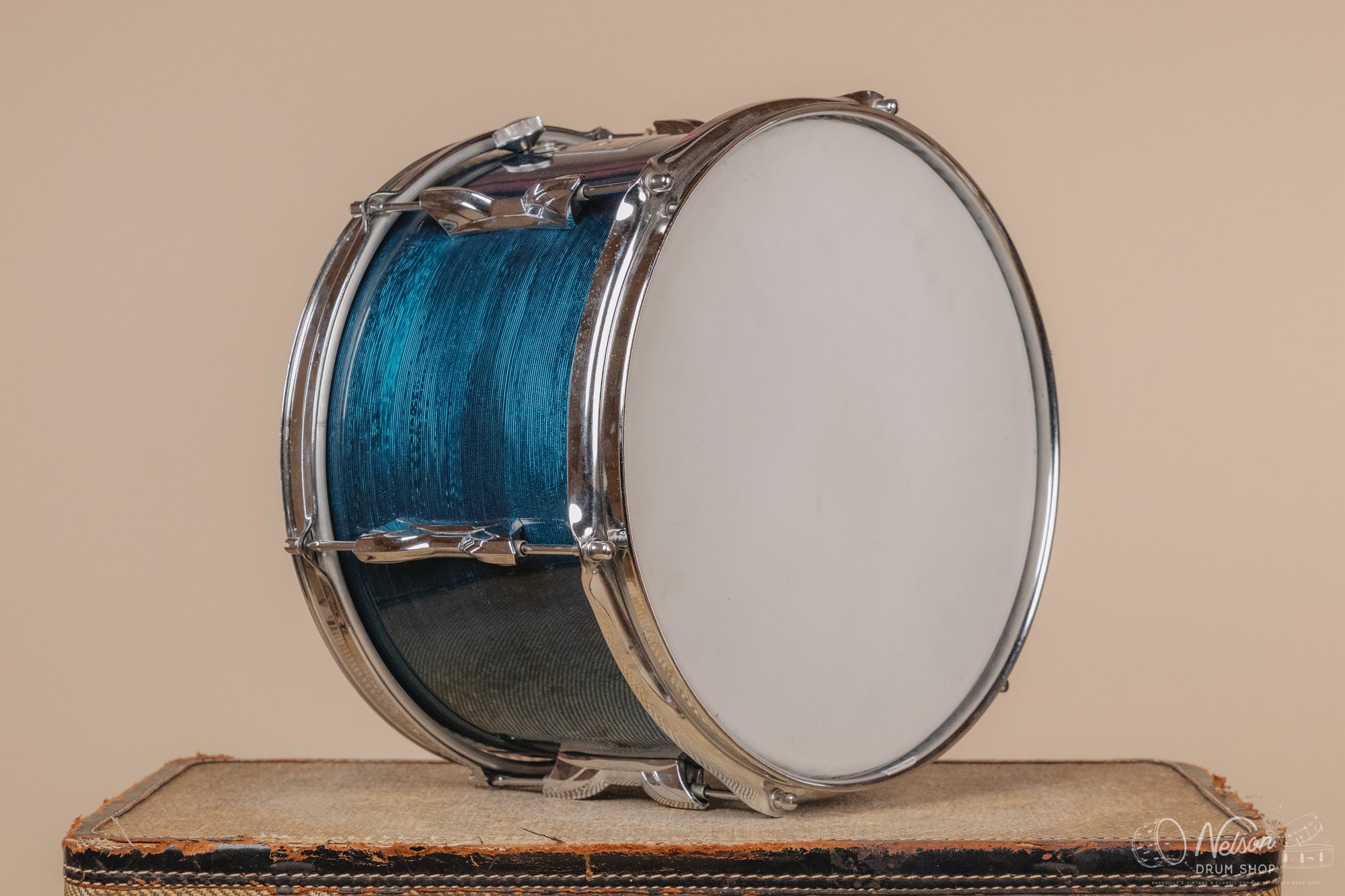 1970s Premier Tom in Blue Shimmer - 8x12"