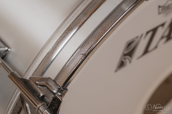 1970s Tama 'Imperialstar' in Metallic White - 14x22, 16x16, 9x13, 8x12