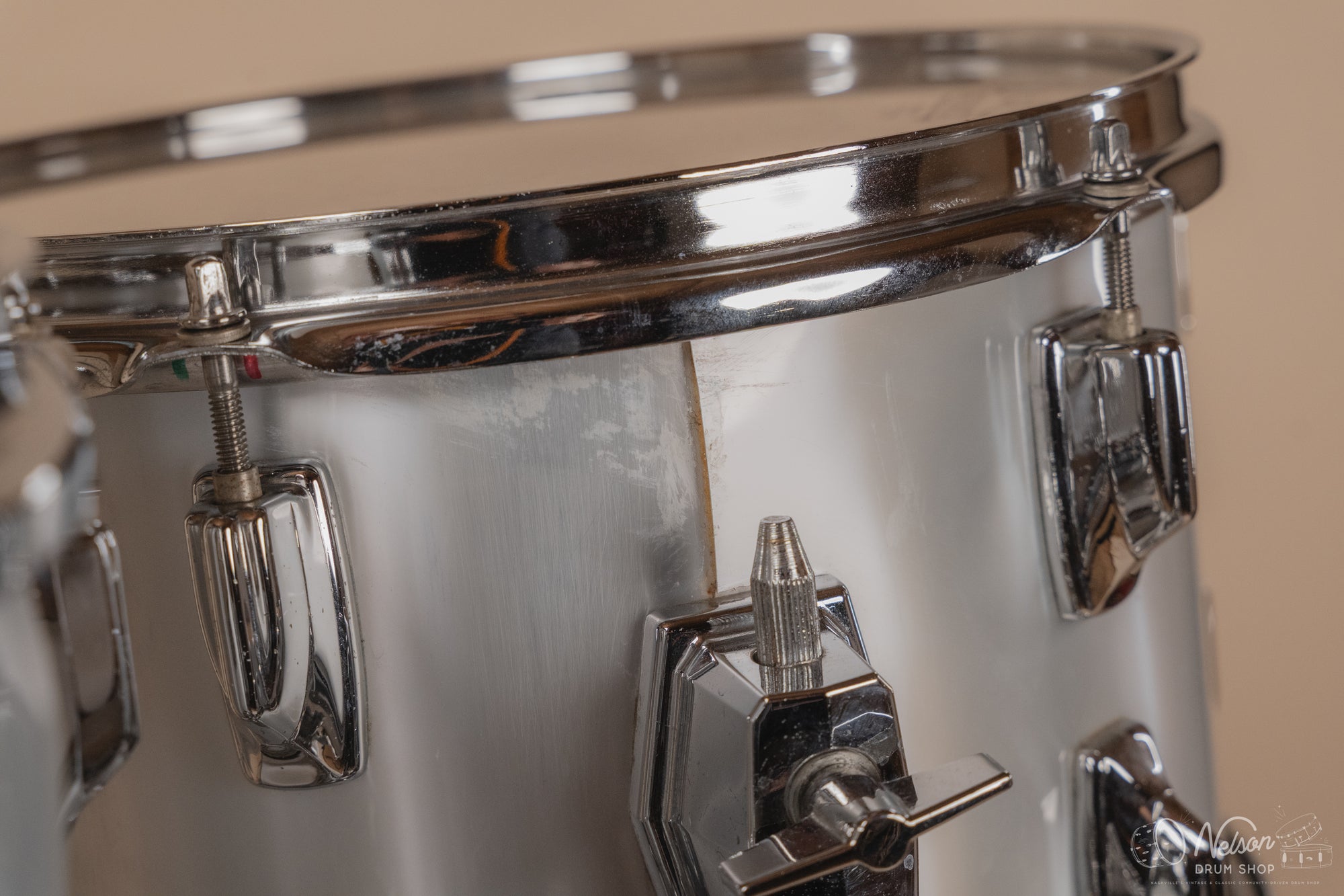 1970s Tama 'Imperialstar' in Metallic White - 14x22, 16x16, 9x13, 8x12
