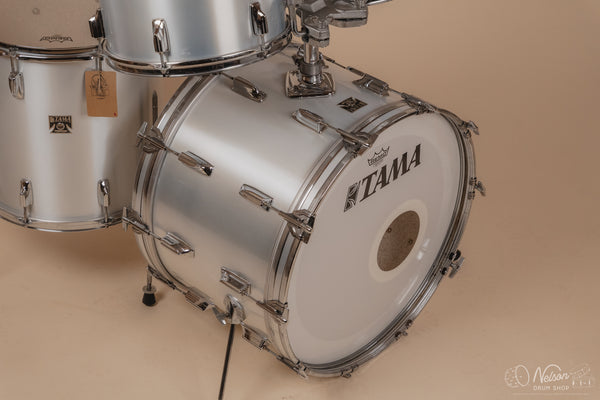 1970s Tama 'Imperialstar' in Metallic White - 14x22, 16x16, 9x13, 8x12