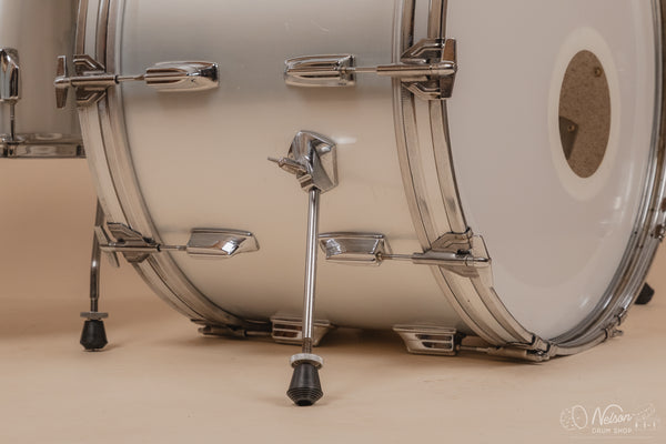 1970s Tama 'Imperialstar' in Metallic White - 14x22, 16x16, 9x13, 8x12