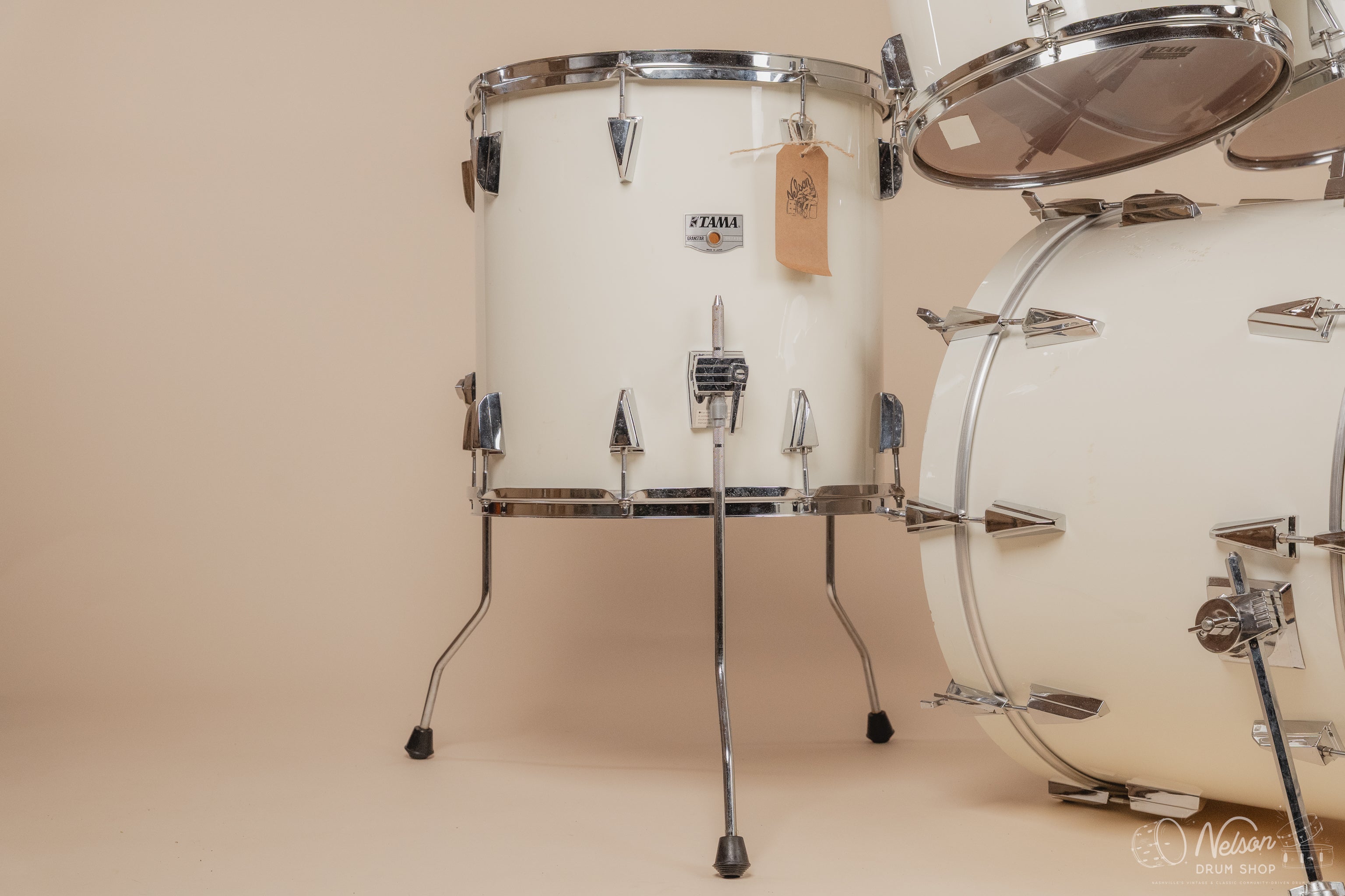 1980s Tama Granstar in White - 16x22, 16x16, 11x13, 10x12 – Nelson