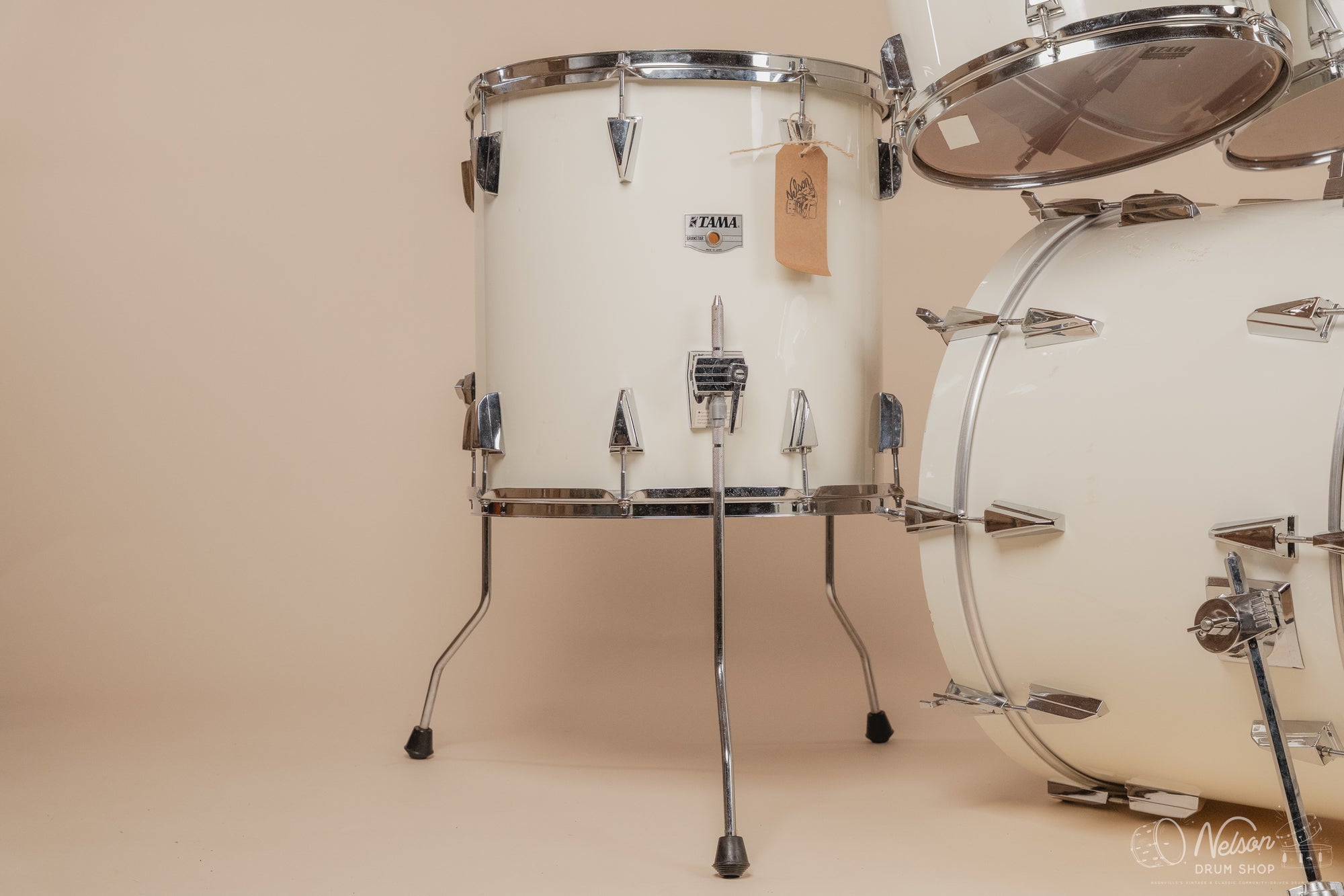 1980's Tama Granstar in White - 16x22, 16x16, 11x13, 10x12