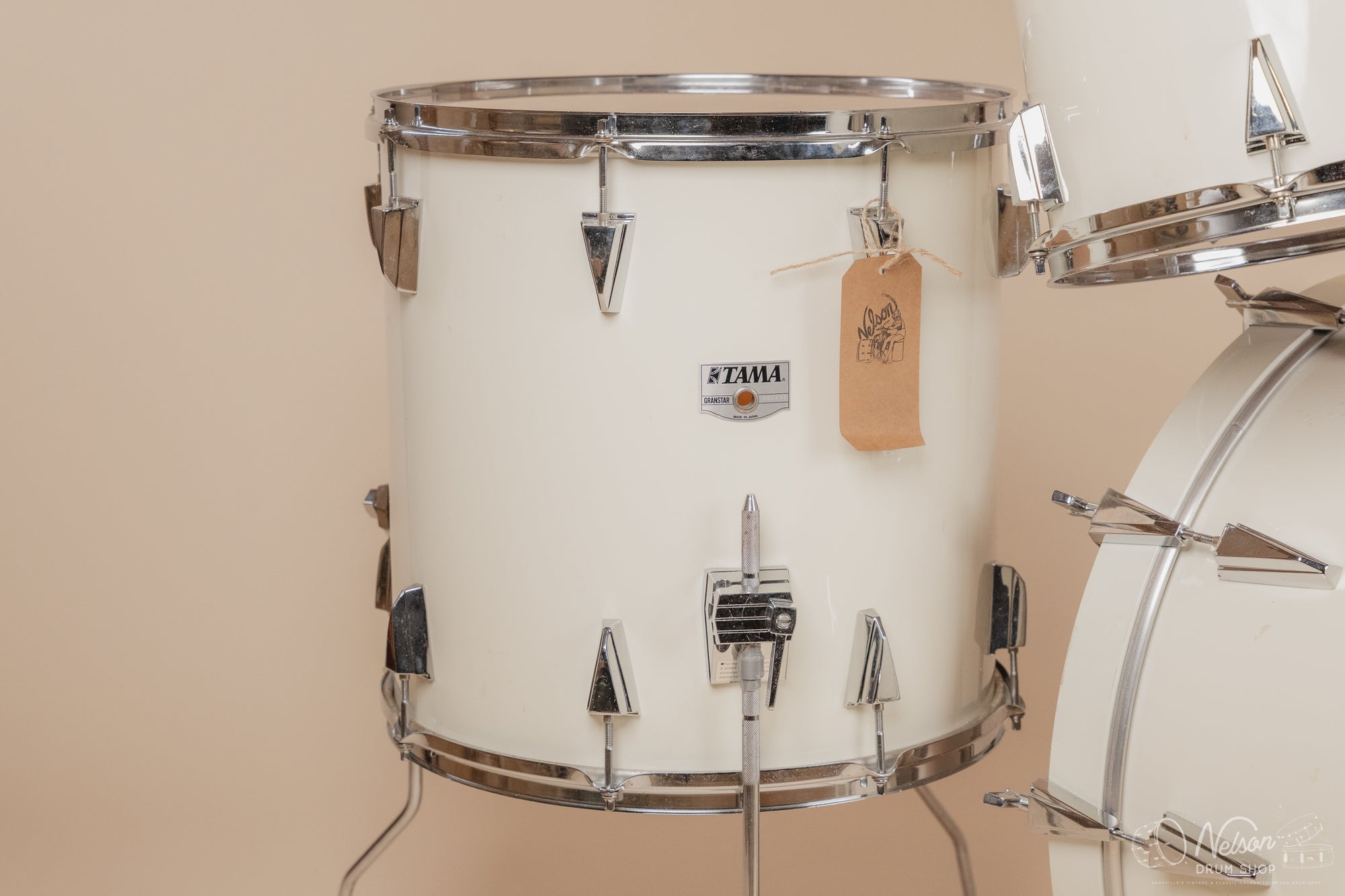 1980's Tama Granstar in White - 16x22, 16x16, 11x13, 10x12