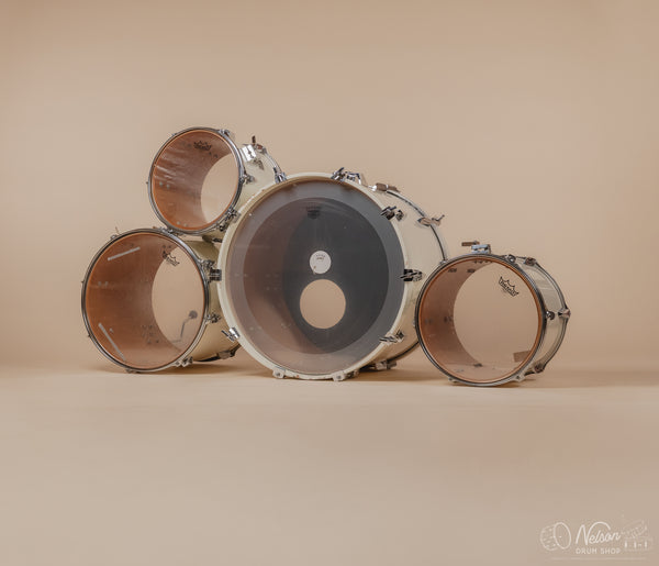 1980's Tama Granstar in White - 16x22, 16x16, 11x13, 10x12