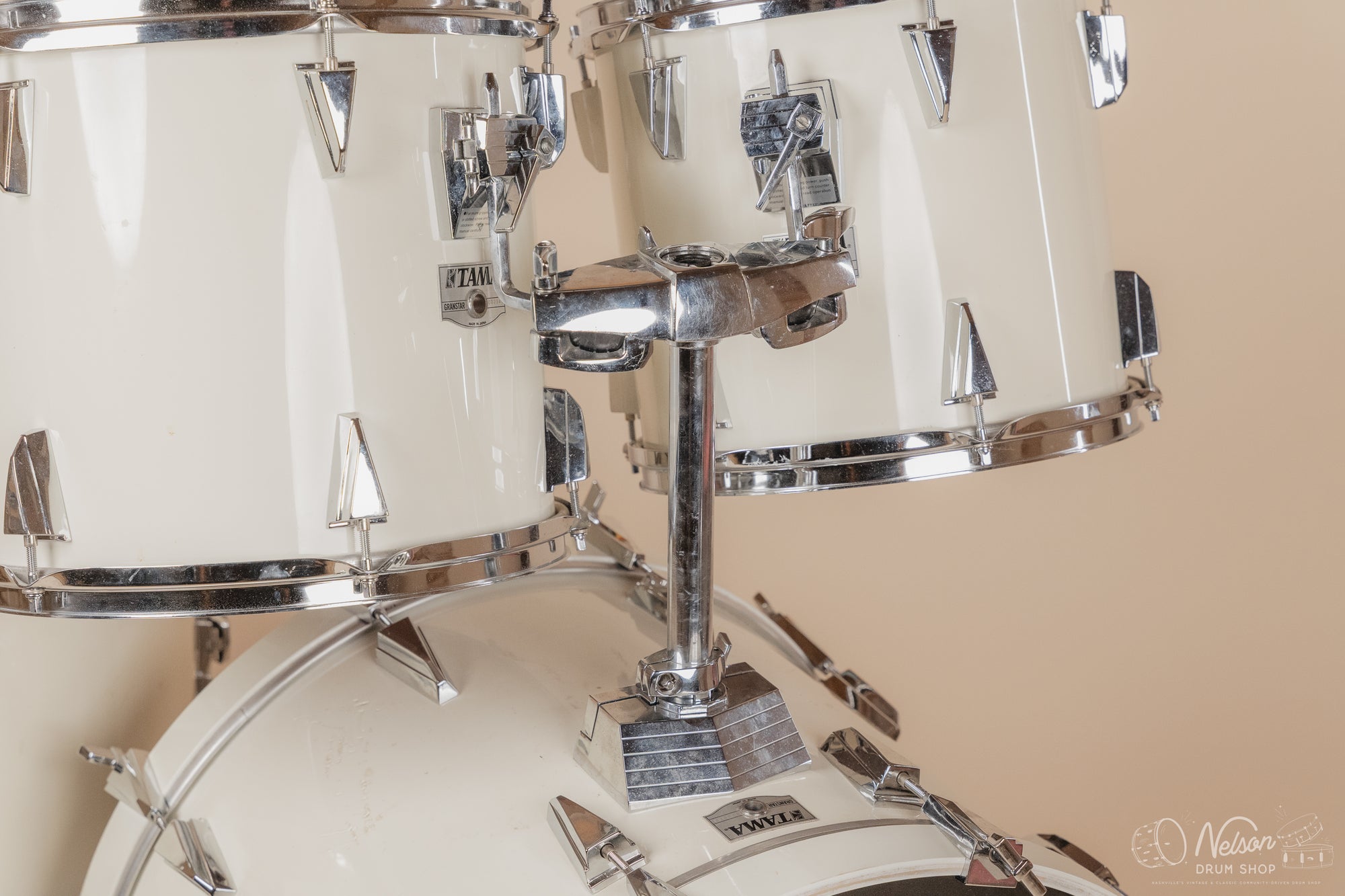 1980's Tama Granstar in White - 16x22, 16x16, 11x13, 10x12