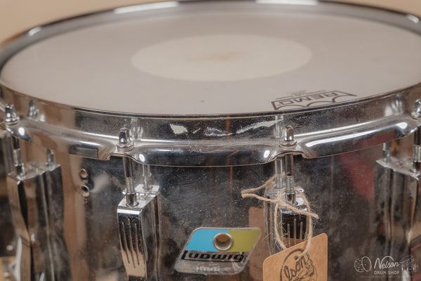 1980's Ludwig ' Coliseum' 12 lug in Chrome Over Wood - 8x14