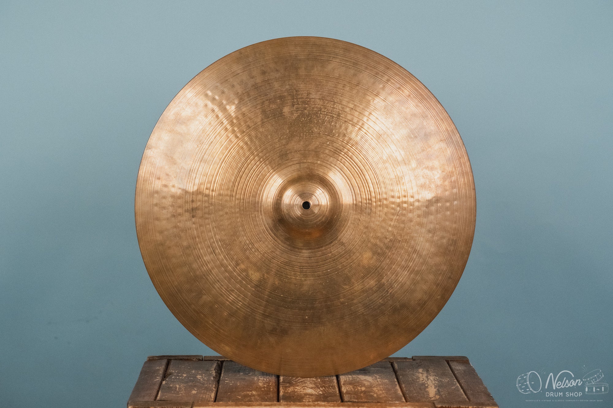 1970s Paiste 2002 Black Label Brilliant Finish - 20"