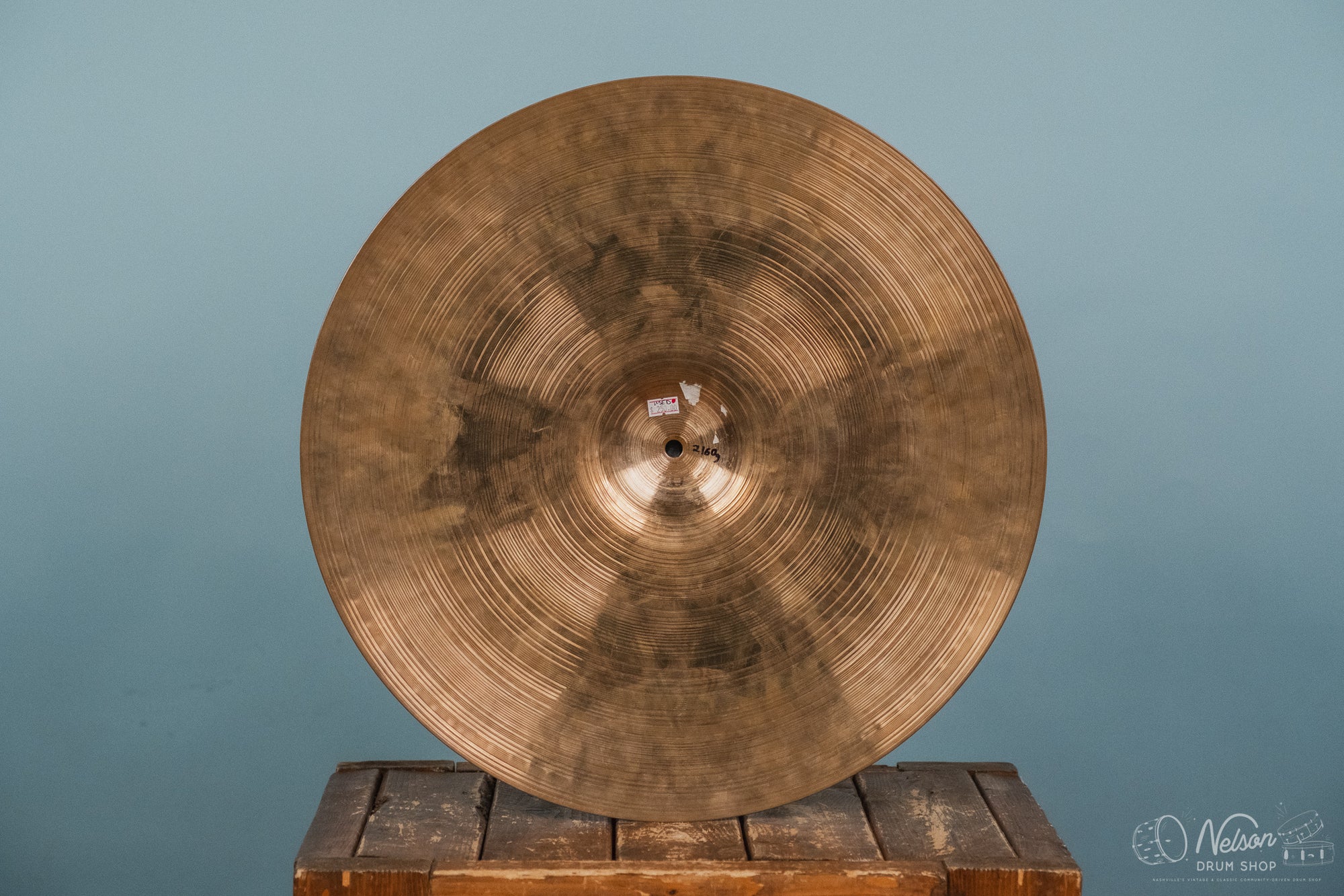 1970s Paiste 2002 Black Label Brilliant Finish - 20"