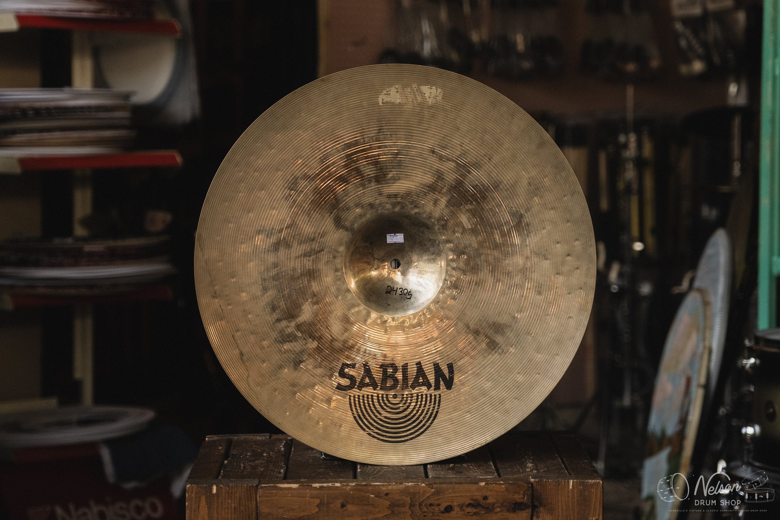 Used Sabian Hand Hammered Medium Ride - 20” – Nelson Drum Shop