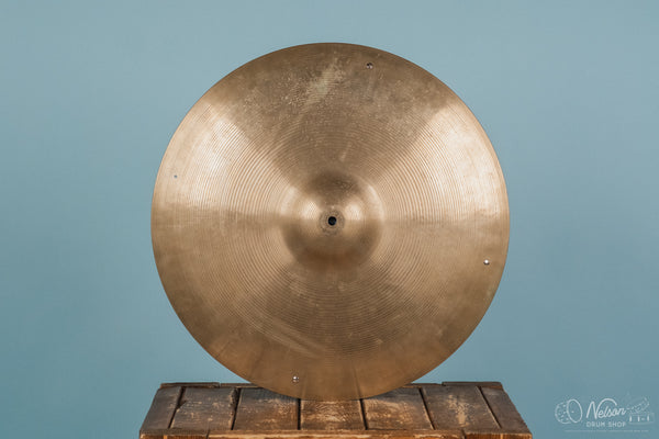 1960s Zildjian A Sizzle Crash Ride - 20"