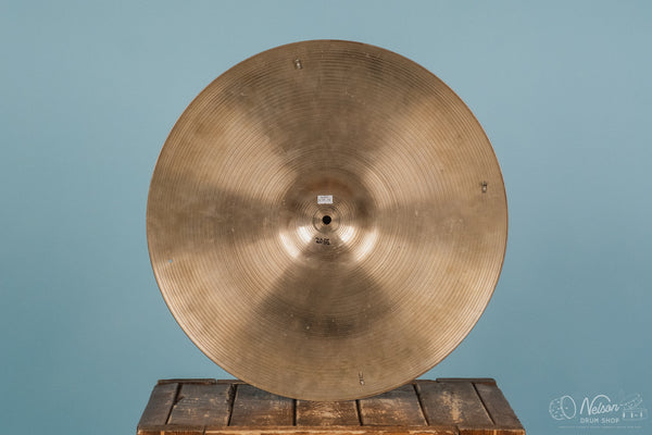 1960s Zildjian A Sizzle Crash Ride - 20"
