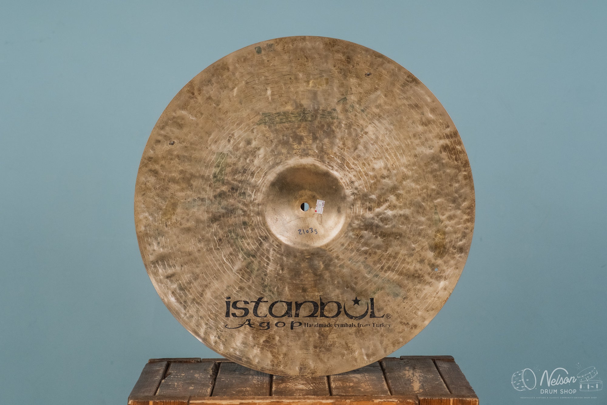 Used Istanbul Agop Jazz Ride Special Edition w/Rivets - 21"