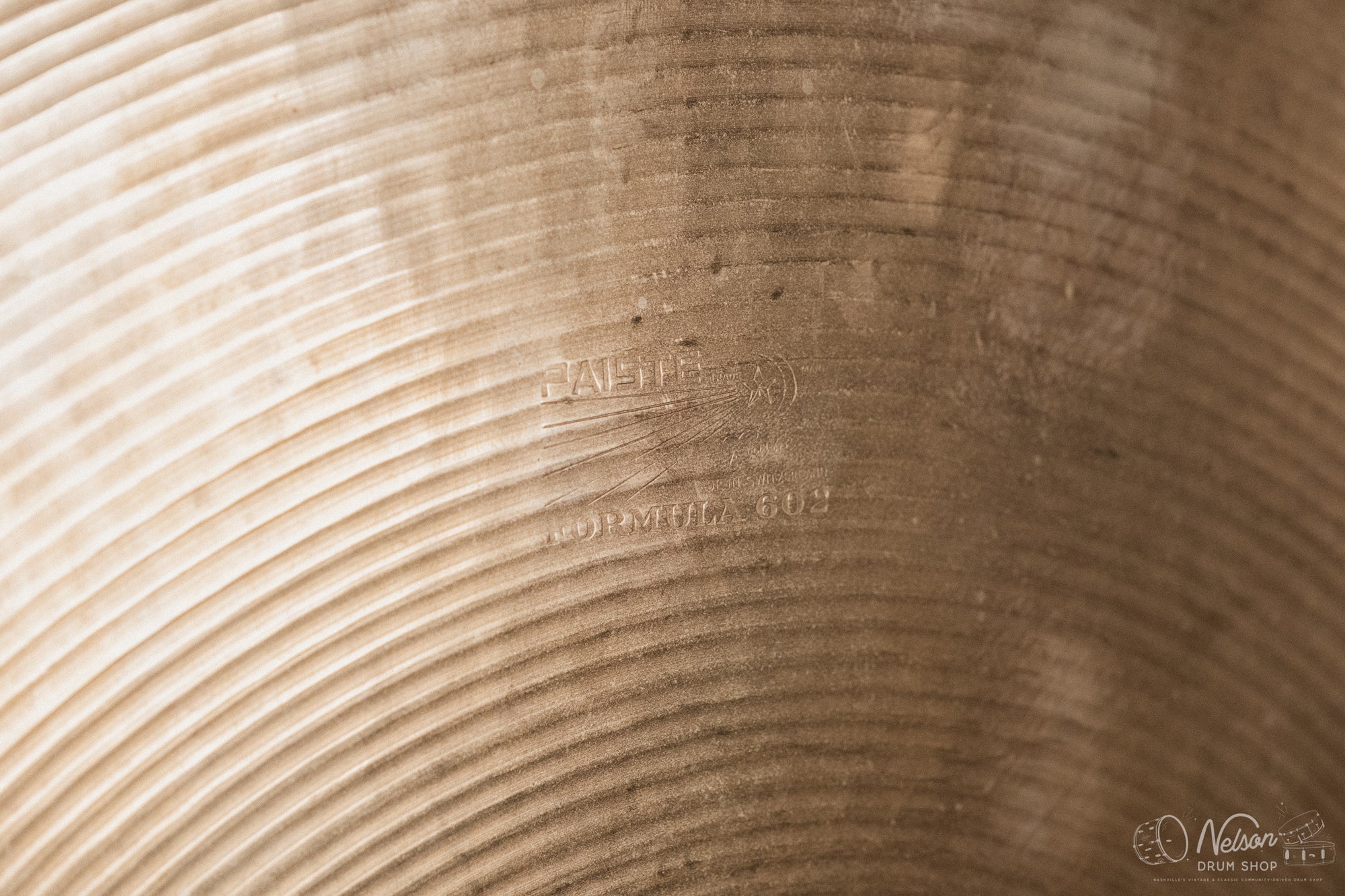 1960s Paiste Formula 602 Pre-Serial Ride - 22"