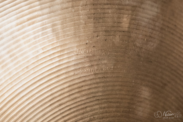 1960s Paiste Formula 602 Pre-Serial Ride - 22"