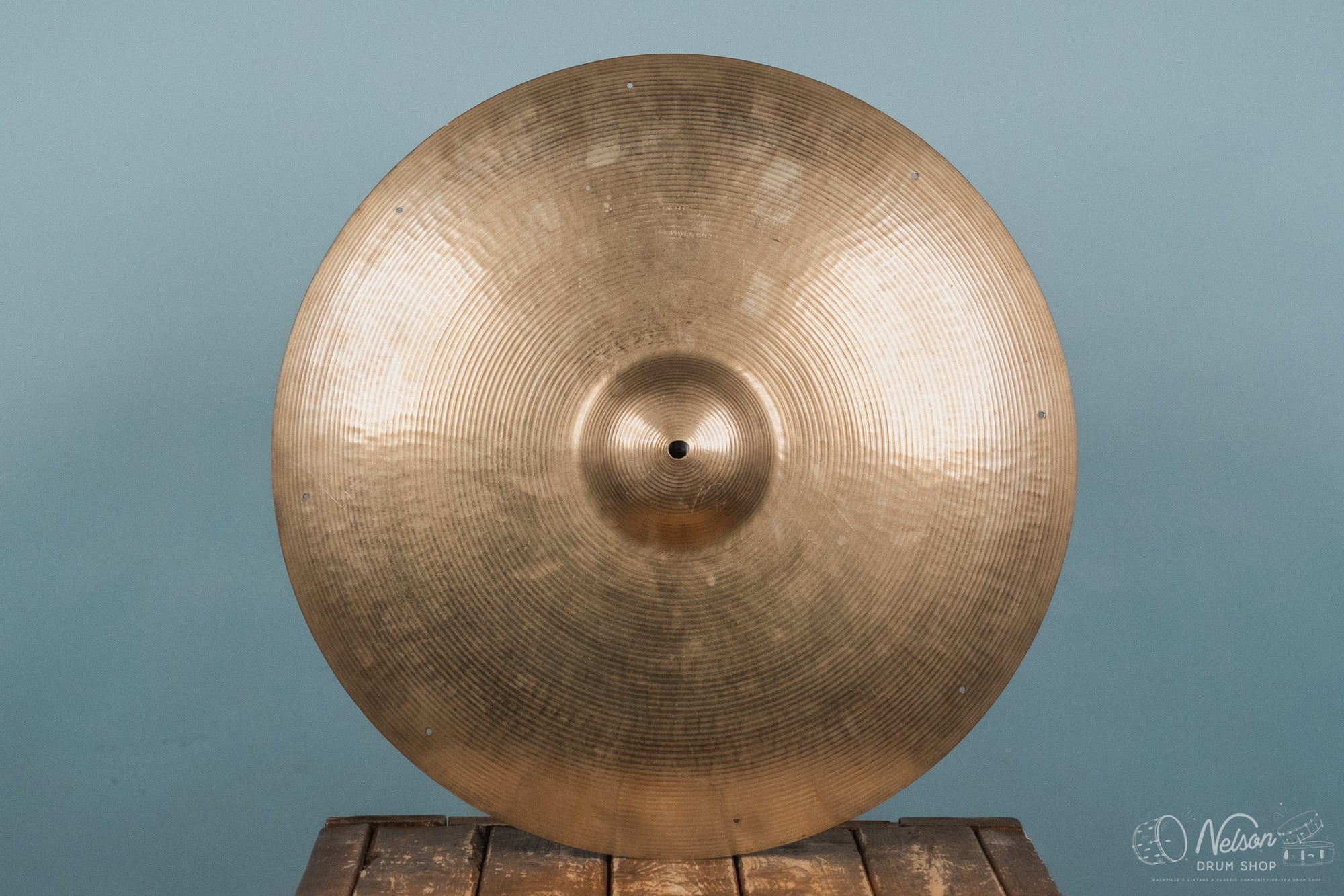 1960s Paiste Formula 602 Pre-Serial Ride - 22"