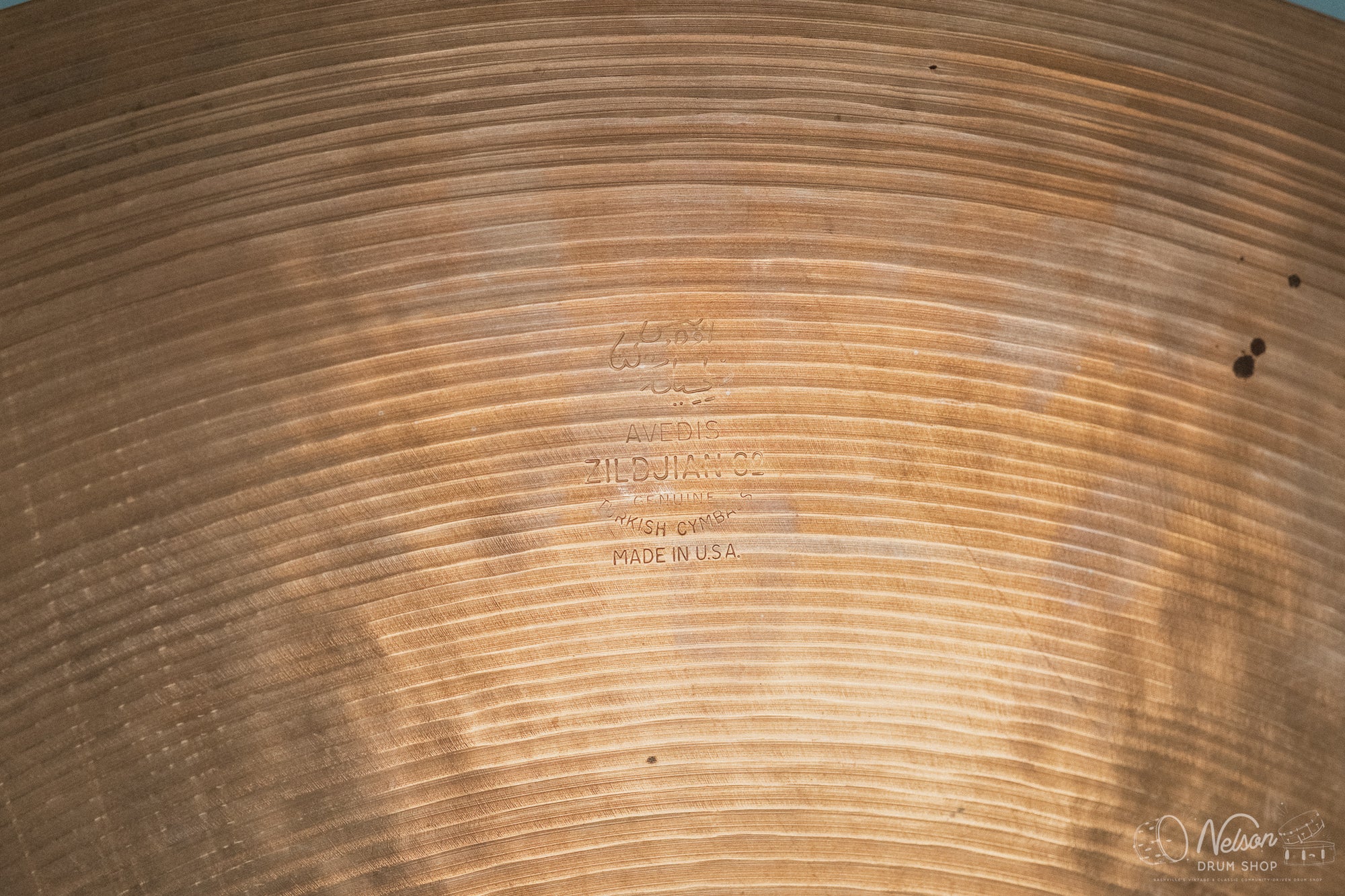 1956-59 Zildjian Small Stamp Avedis Ride - 22"
