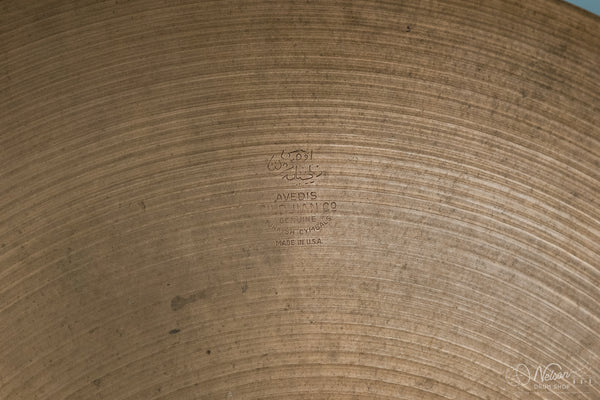1960s A Zildjian Ride - 21"