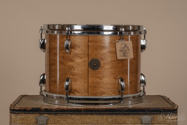 60s Gretsch Round Badge Tom Refinished in Gloss Walnut - 9x13