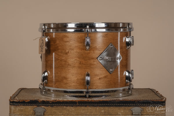 60s Gretsch Round Badge Tom Refinished in Gloss Walnut - 9x13