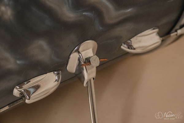 1960s Slingerland 'Modern Solo Outfit' in Charcoal Satin Flame - 14x20, 16x16, 8x12, 8x12