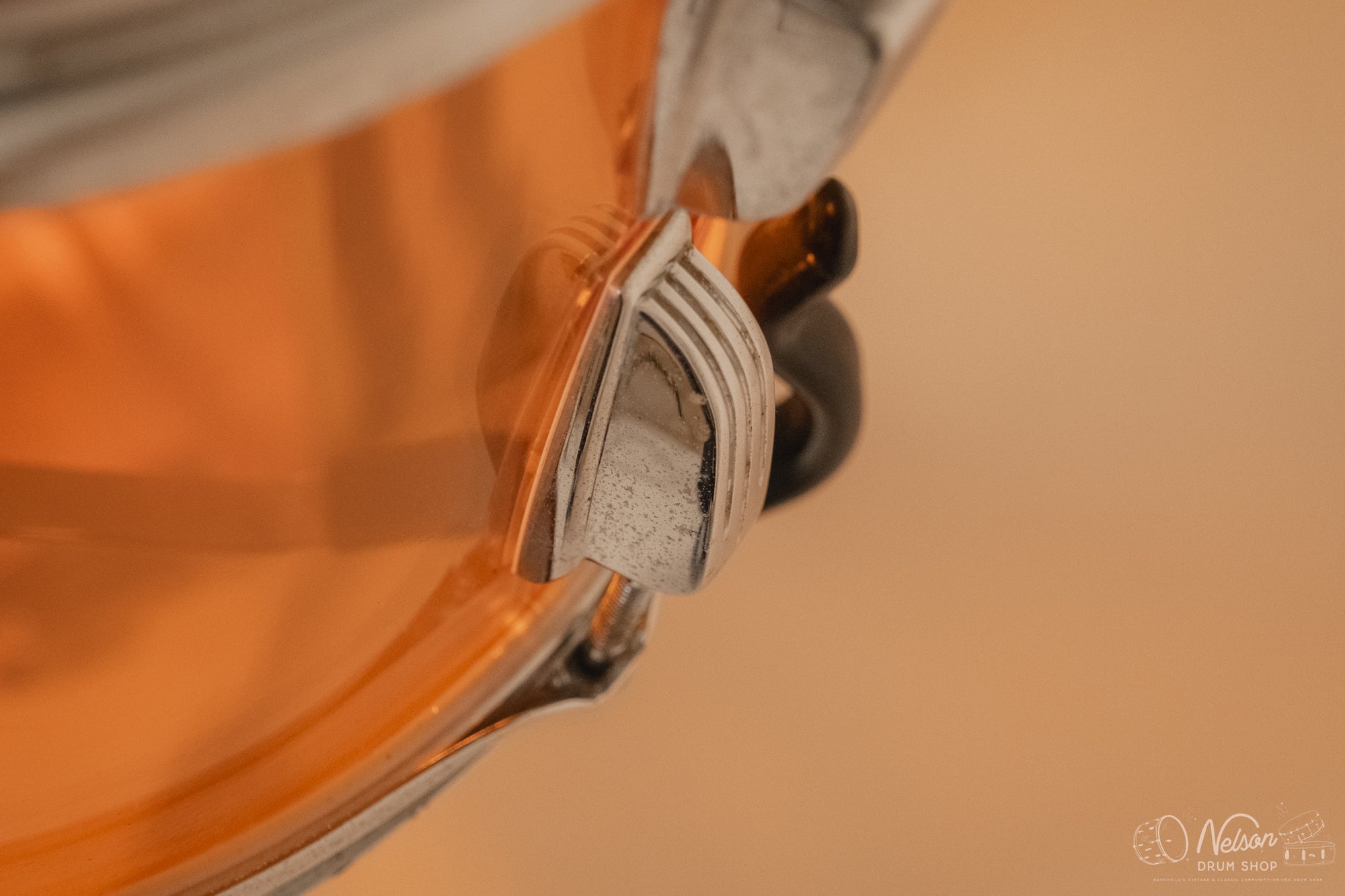 1970s Ludwig Vistalite in Amber - 14x22, 16x16, 8x12