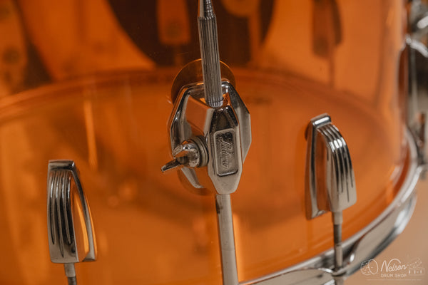 1970s Ludwig Vistalite in Amber - 14x22, 16x16, 8x12