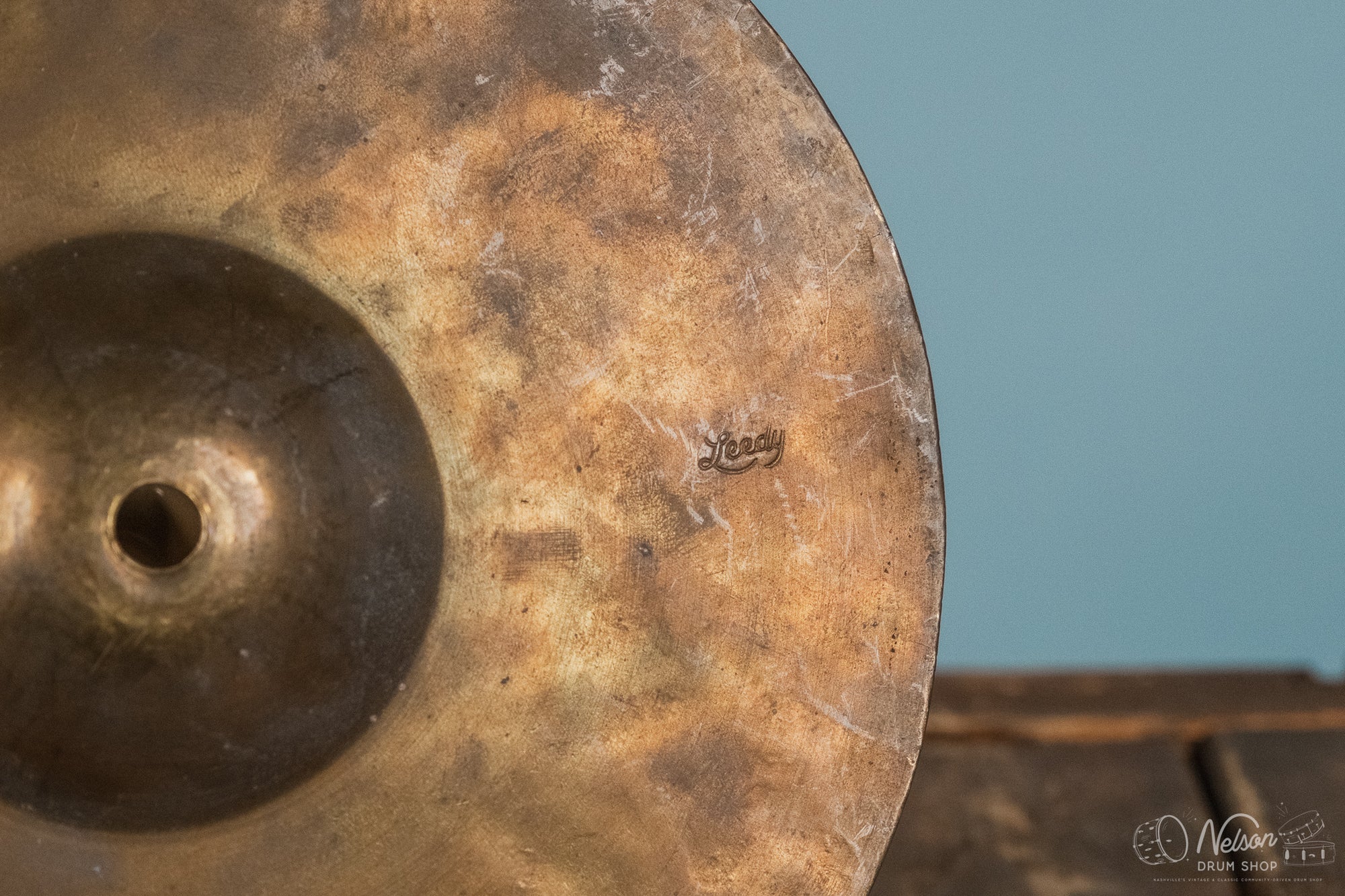 1930s Leedy Brass Cymbal - 8"