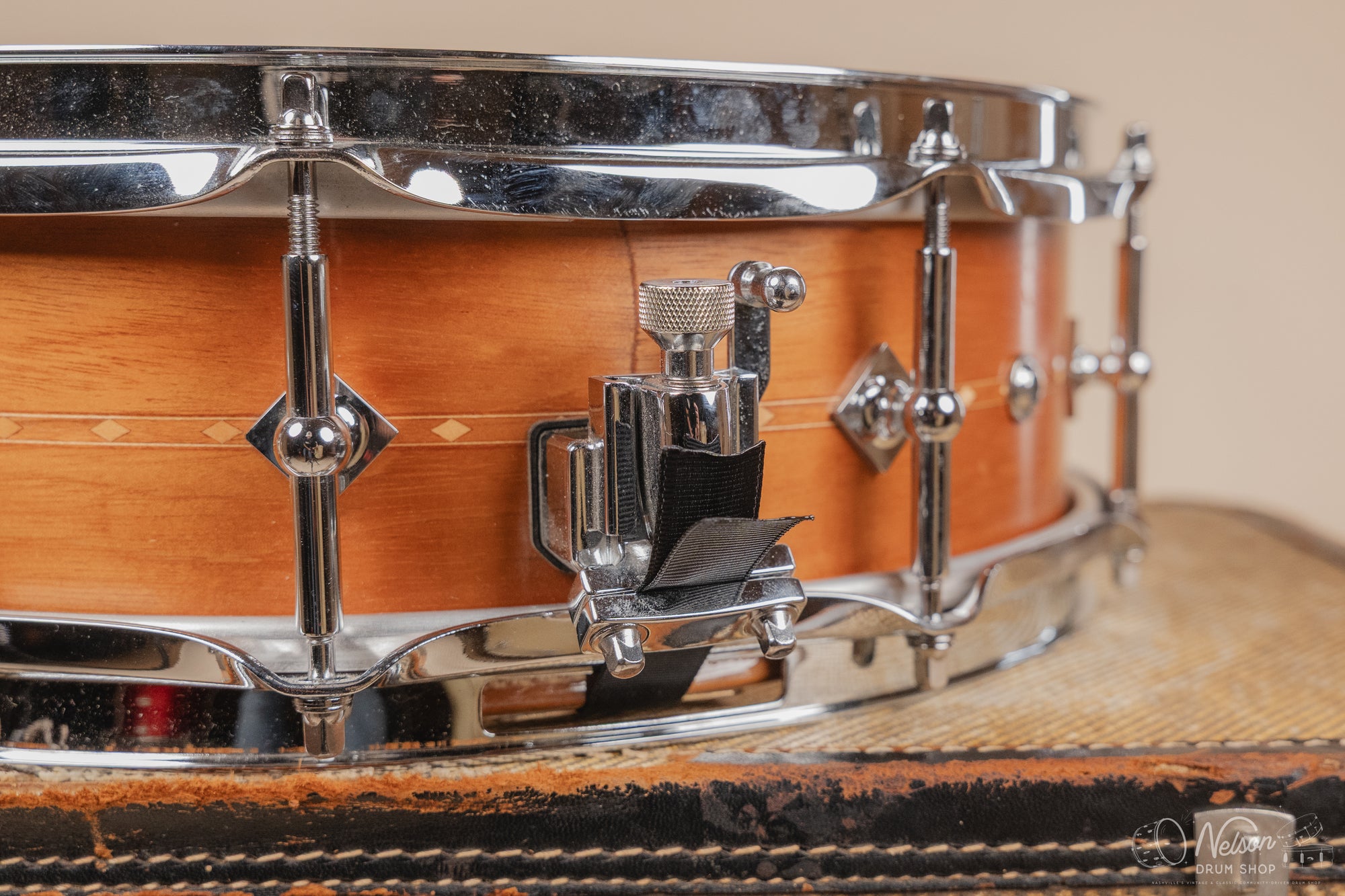 Craviotto Mahogany w/ Cherry Inlay in Oil Finish - 4.5x14 (Floor Model)