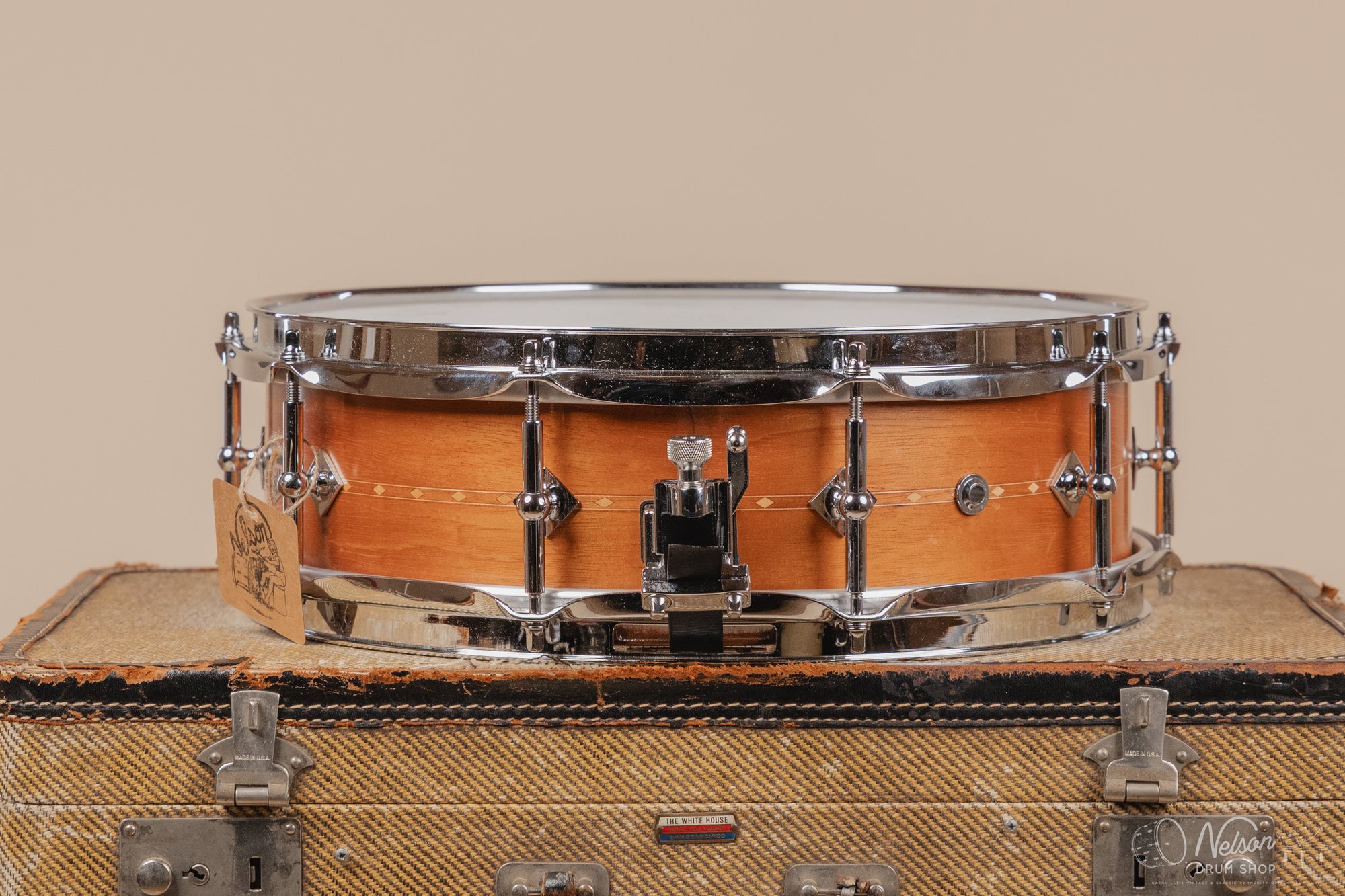 Craviotto Mahogany w/ Cherry Inlay in Oil Finish - 4.5x14 (Floor Model)