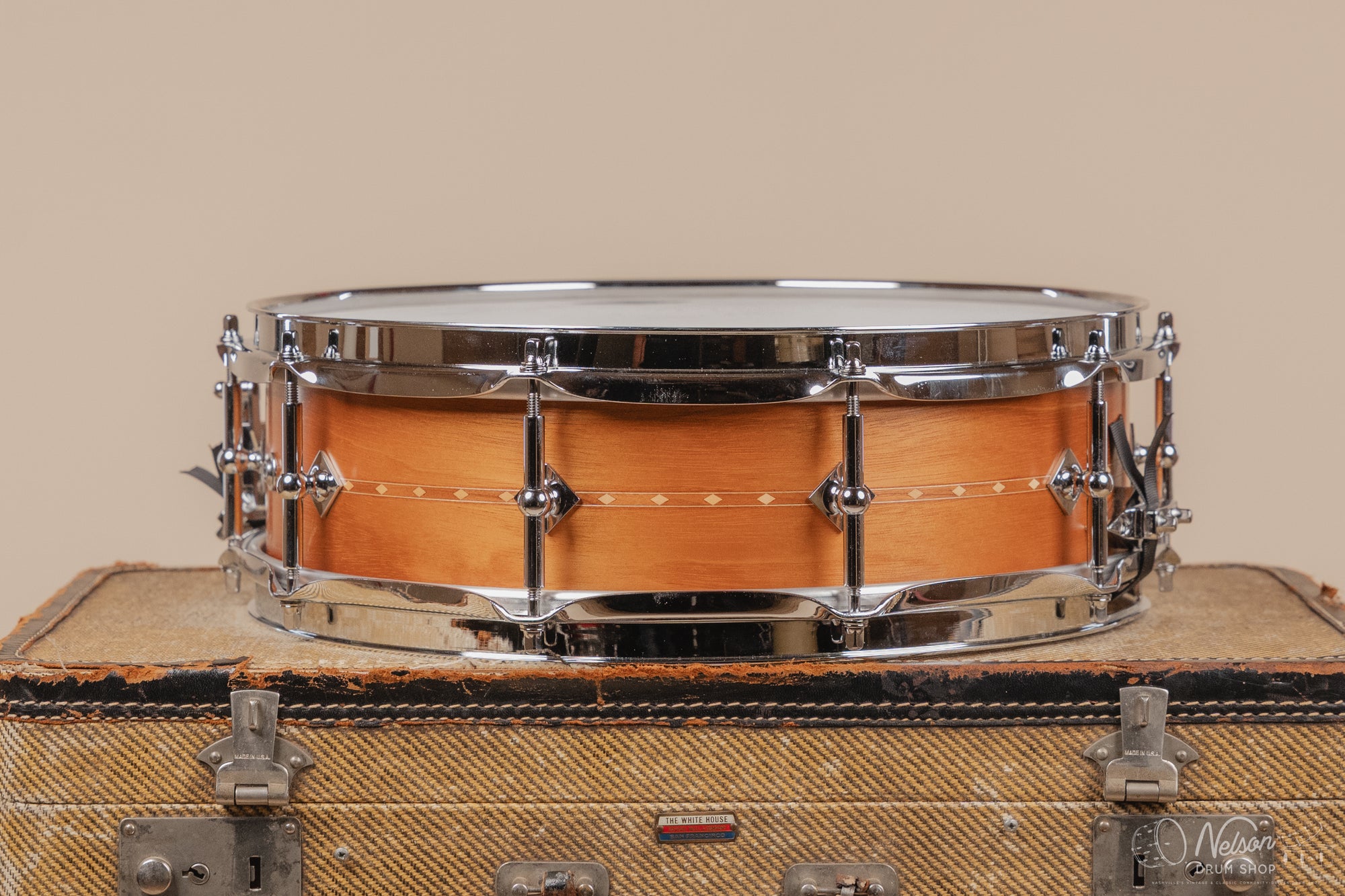 Craviotto Mahogany w/ Cherry Inlay in Oil Finish - 4.5x14 (Floor Model)